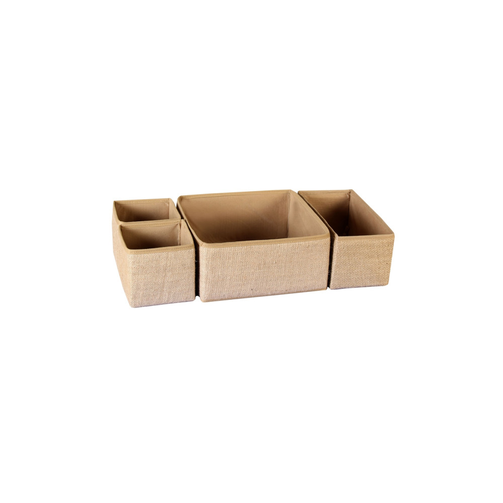 LİSYA HOME Jüt 4lü Çekmece Içi Organizer Set Dolap İçi Düzenleyici Fiyatı