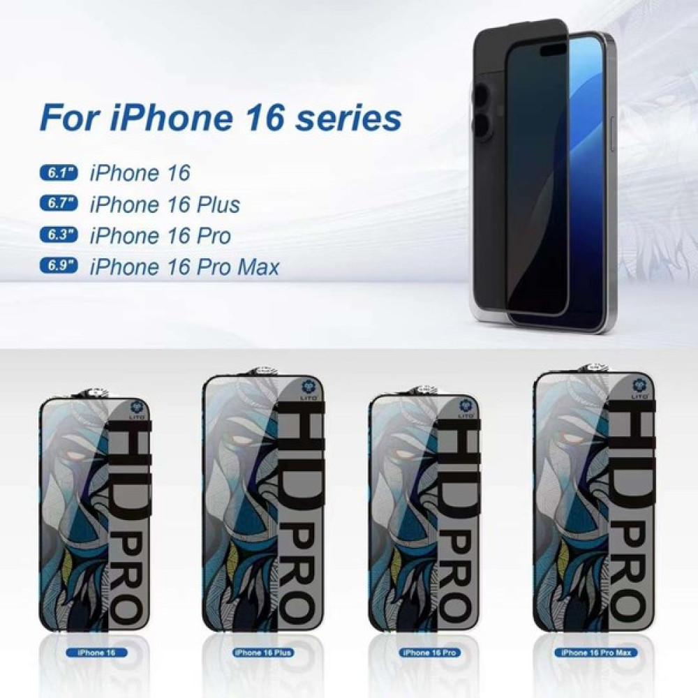 Lito Hd Pro iPhone 16 Pro Max Privacy Ekran Koruyucu Cep Telefonu Ekran Koruyucusu Fiyatı