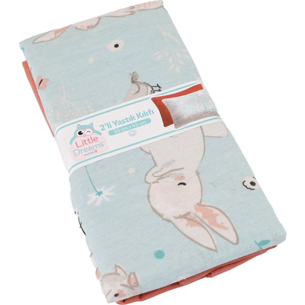 Little Dreams 2'li Yastık Kılıfı Yastık Kılıfı Unisex - Gri Bebek Yastığı-Kılıfı Fiyatı