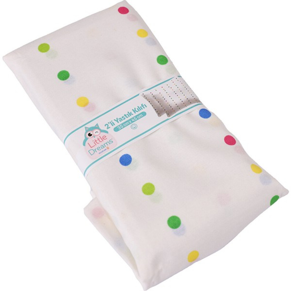 Little Dreams 2'li Yastık Kılıfı Yastık Kılıfı Unisex - Mavi Bebek Yastığı-Kılıfı Fiyatı