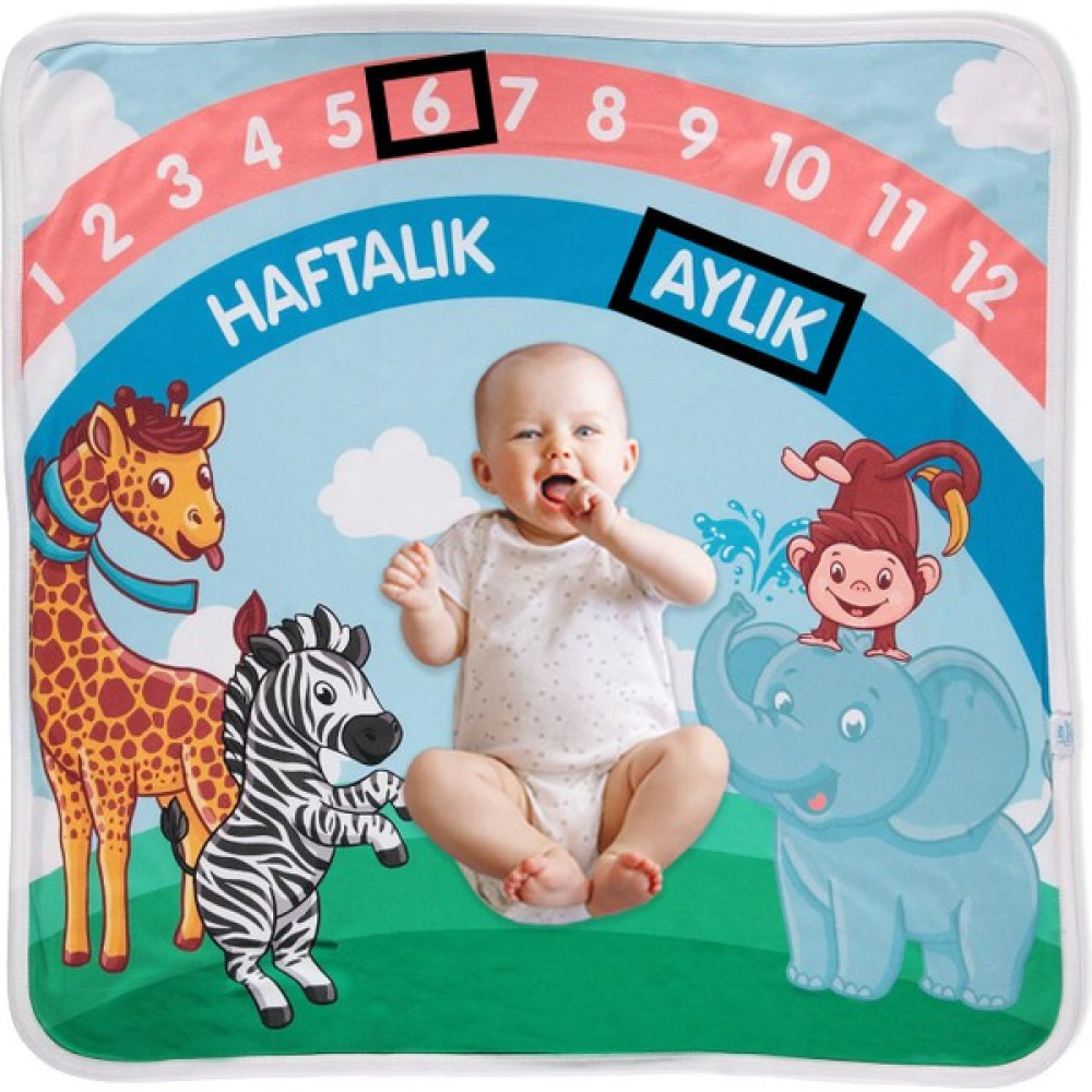 Little Dreams Bebek Fotoğraf Çekim Battaniyesi - Açık Bej Bebek Battaniyesi Fiyatı