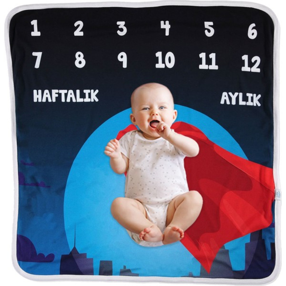 Little Dreams Bebek Konsept Fotoğraf Çekim Battaniyesi - Açık Gri Bebek Battaniyesi Fiyatı