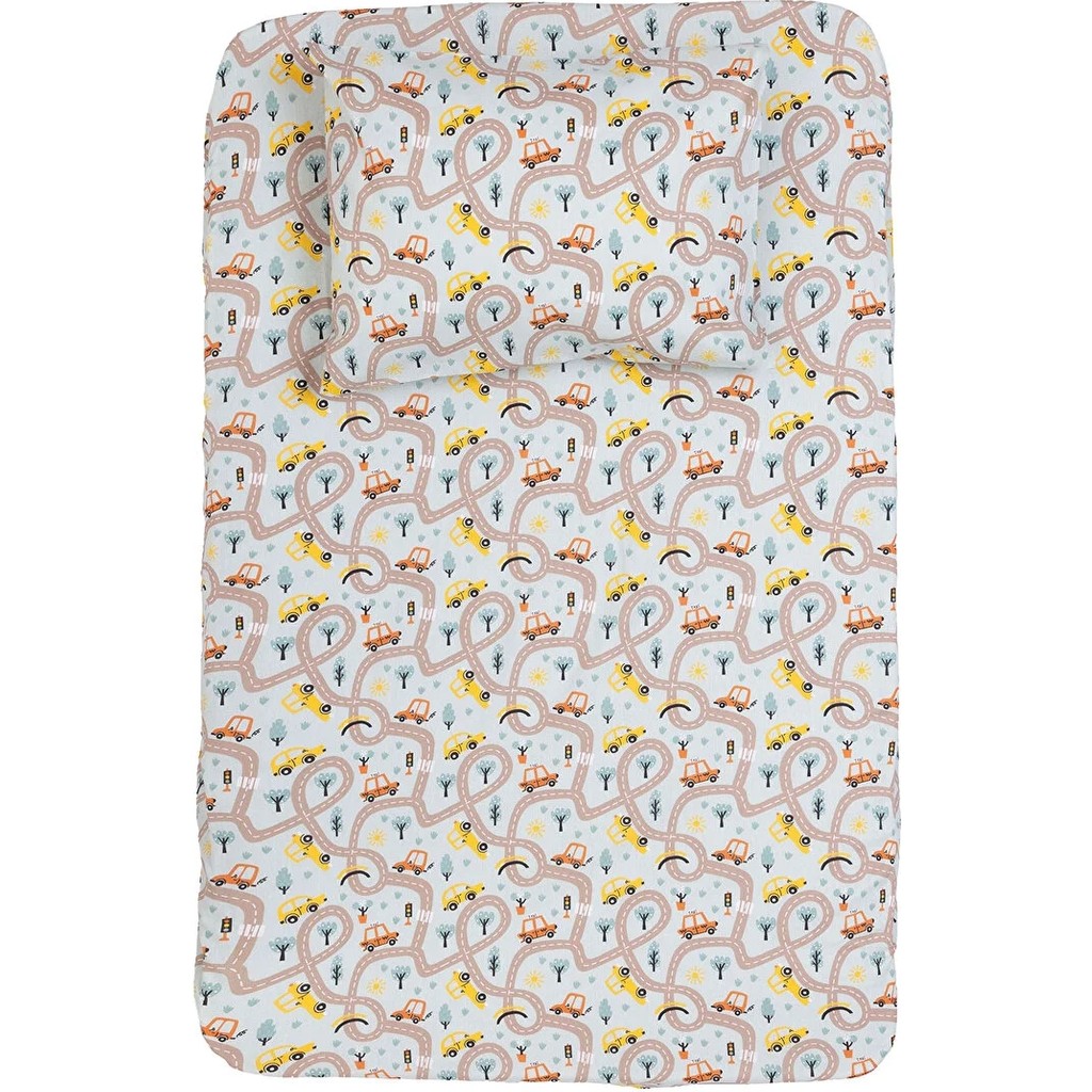 Little Dreams Erkek Bebek Çarşaf Set Taşıtlar Baskılı Çarşaf Fiyatı