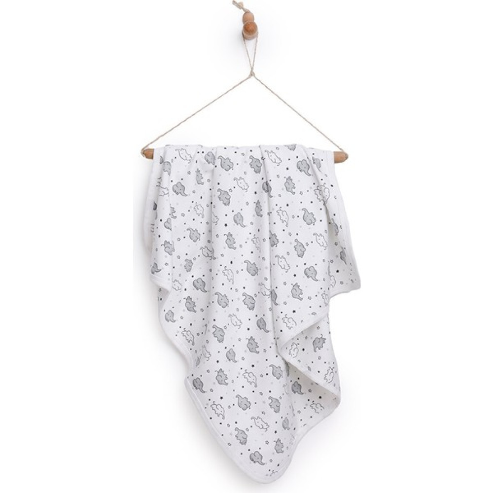Little Dreams Fil Desen Battaniye Unisex - Açık Gri Bebek Battaniyesi Fiyatı