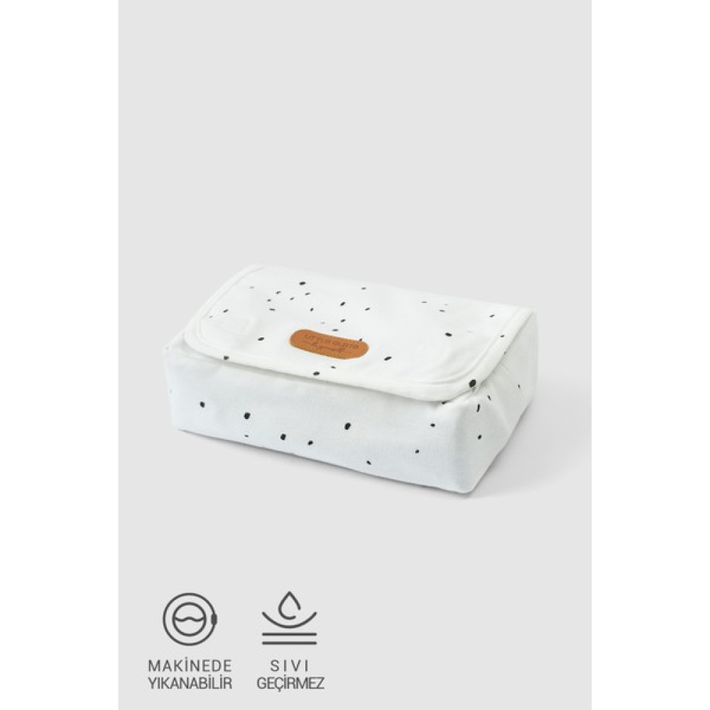 Little Gusto Islak Mendil Çantası Bebek Cosmos Beyaz Bebek Bakım Çantası Fiyatı
