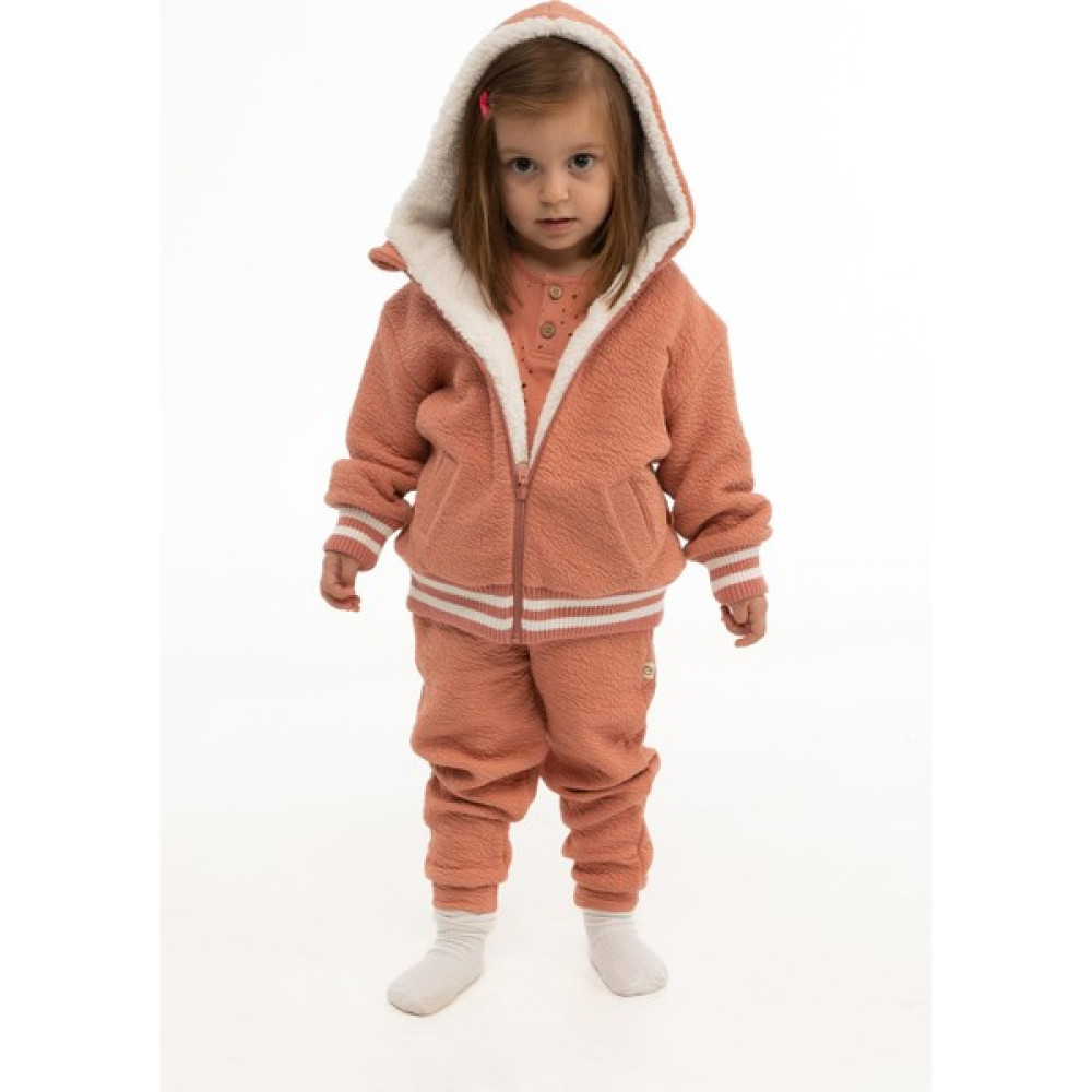 Little Gusto Kapüşonlu Bürümcük Kapitone Ceket Bebek Pembe Bebek Montu Fiyatı