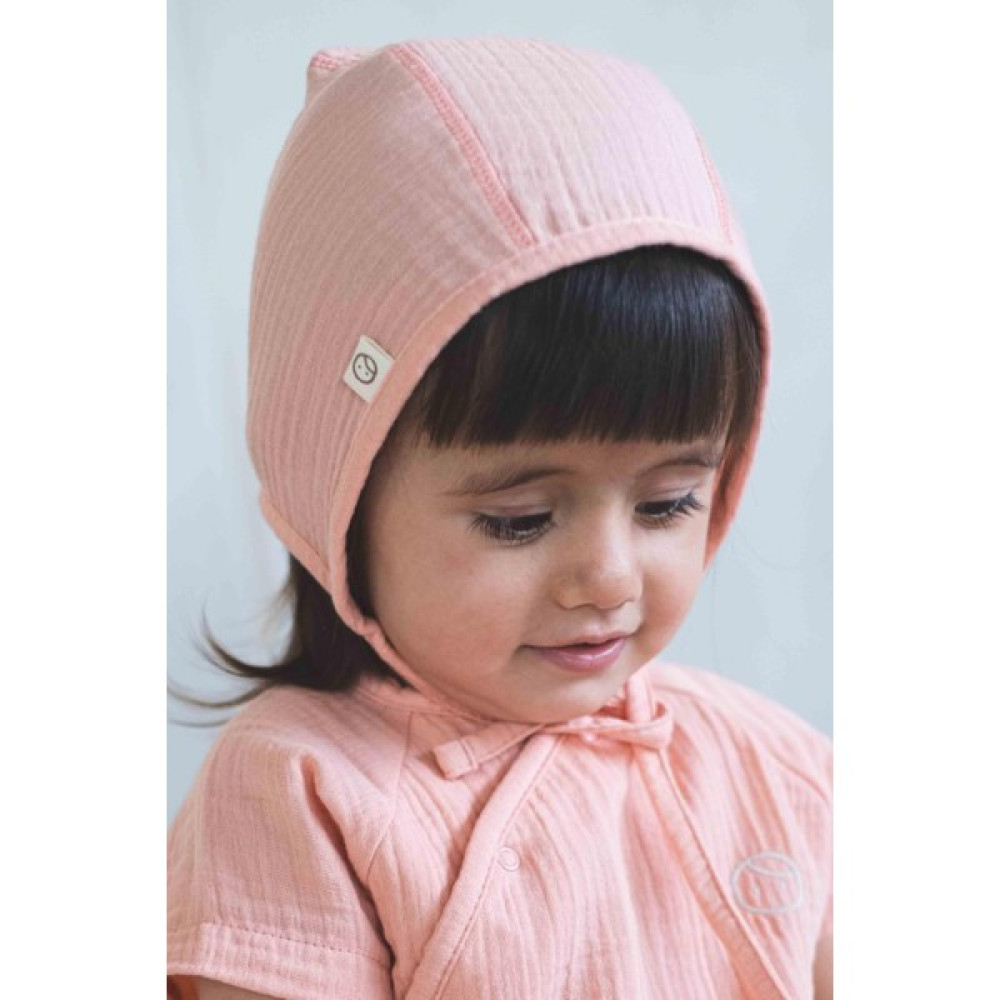 Little Gusto Müslin Ingiliz Bebek Şapka Pembe Organik Pamuk Bebek Şapkası Fiyatı