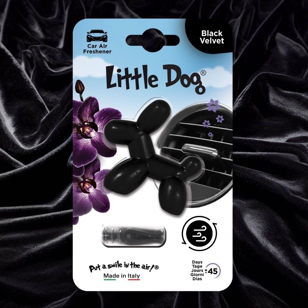 Little Joe Little Dog Siyah Inci Araç Kokusu (Black Velvet) -45 Gün-Oto Kokusu Kalıcı Klima Parfüm Oto Kokuları Fiyatı
