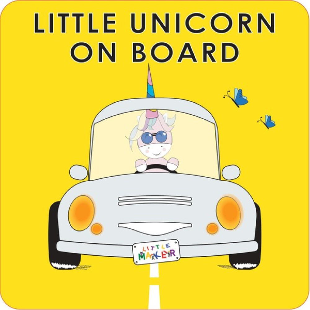 Little Maker Little Unicorn On Board Car Sticker Arabada Bebek Var Fiyatı