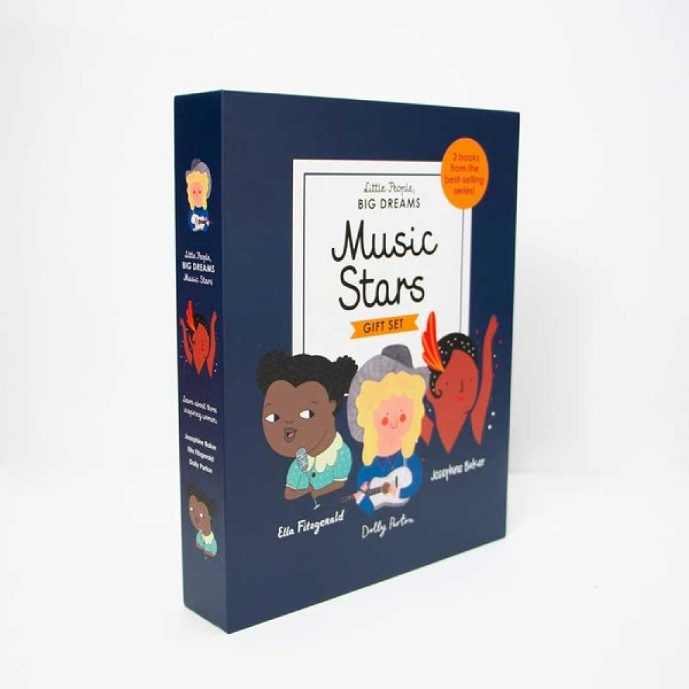 Little People - Bıg Dreams: Music Stars Ella Fitzgerald - Dolly Parton - Josephine Baker Yabancı Dil Kitapları Fiyatı