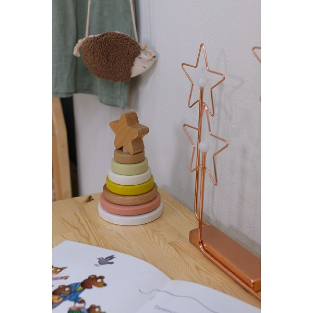 Little Rhino Kids Ecco Ahşap Yıldız Kule Ahşap Oyuncak - Ekru Bebek Oyuncakları Fiyatı