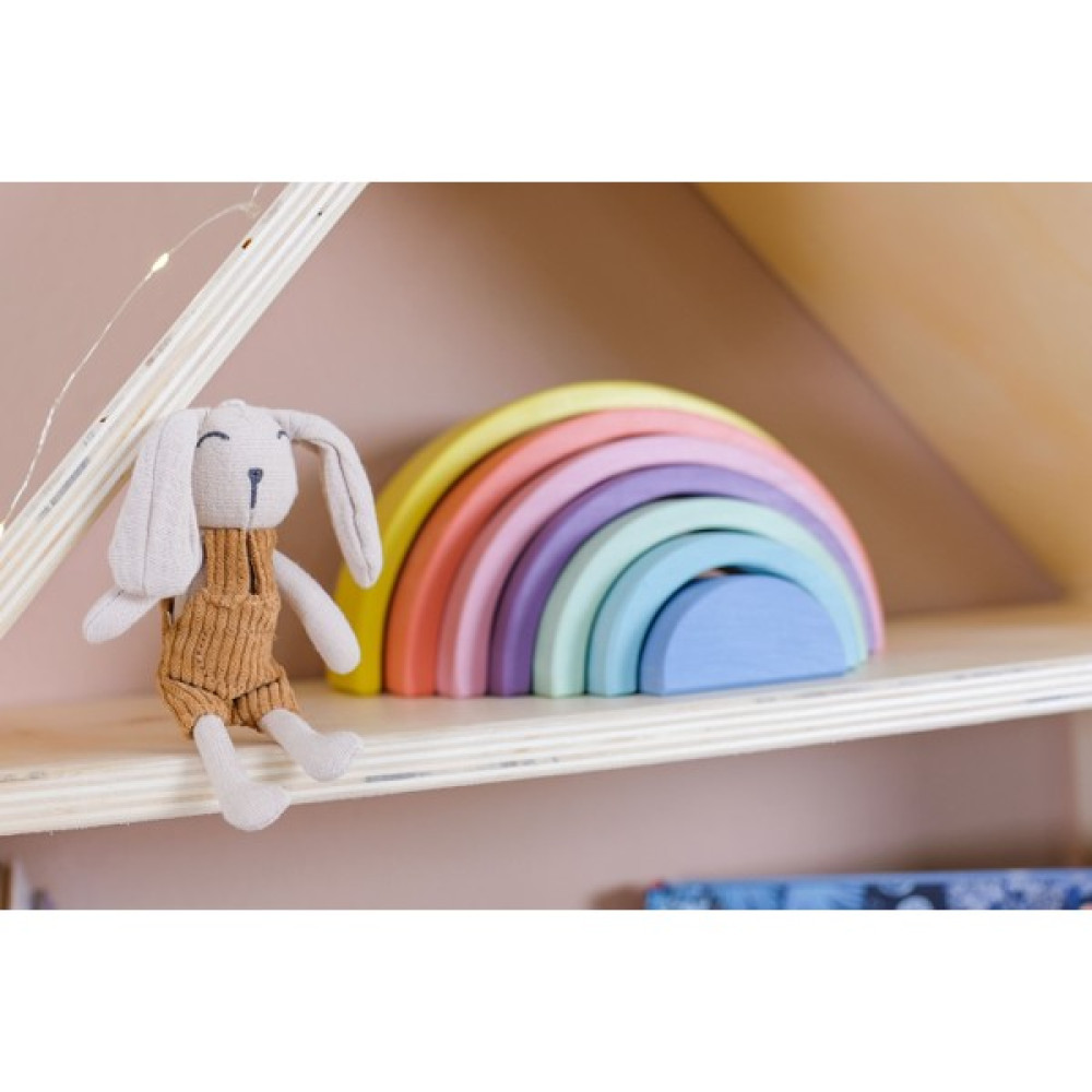 Little Rhino Kids Marshmallow Waldorf Gökkuşağı Ahşap Oyuncak Bebek Oyuncakları Fiyatı