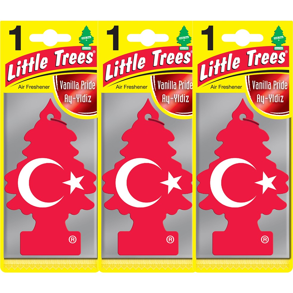 Little Trees Asma Koku Vanilla Pride Türk Bayrağı Kokusu 3 Adet Oto Kokuları Fiyatı