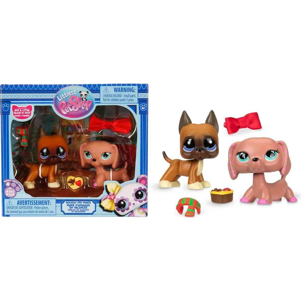Littlest Pet Shop Minişler 2’li Figür Seti S4 - 267&AMP;268 Danua Köpek ve Dakhund Köpek - Renkli SSD / Solid State Drive Fiyatı