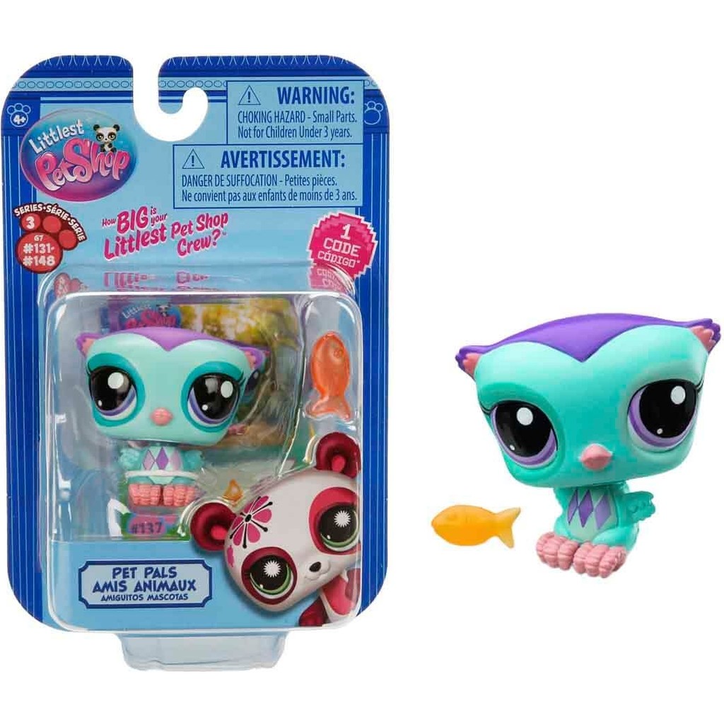 Littlest Pet Shop Minişler Tekli Paket S3 - 137 - Baykuş - Renkli Evcil Hayvan Ürünleri Fiyatı