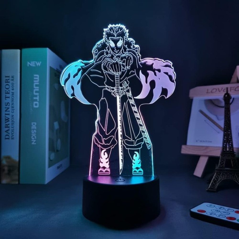Liulian Çocuk Işığı, 3D Gece Lambası Çocuk Odası Dekorasyonu Gece Lambası Anime Odası Dekorasyonu LED Lamba ile Masa Lambası Başucu LED Gece Lambas... Gece Lambası Fiyatı