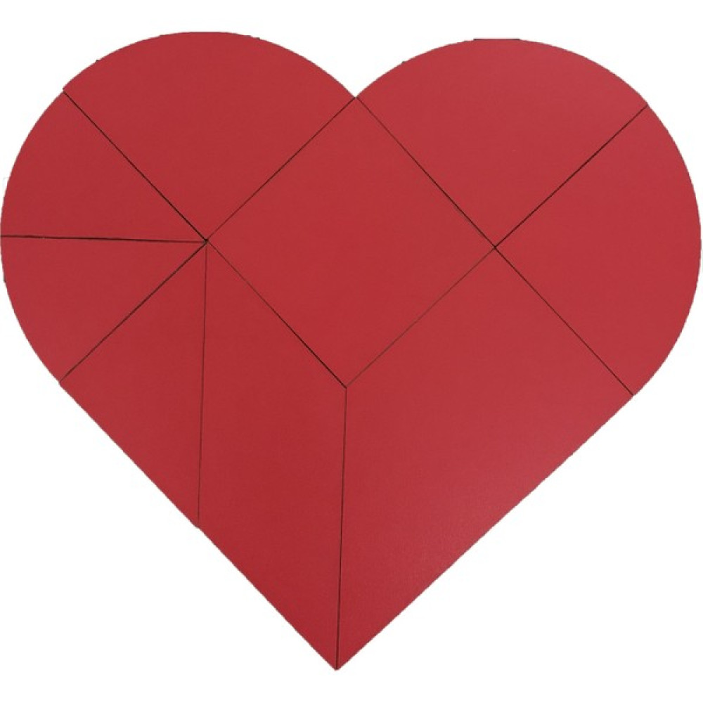Liva Ahşap 2d Puzzle - Kalp Tangram Eğitici Oyuncak Fiyatı