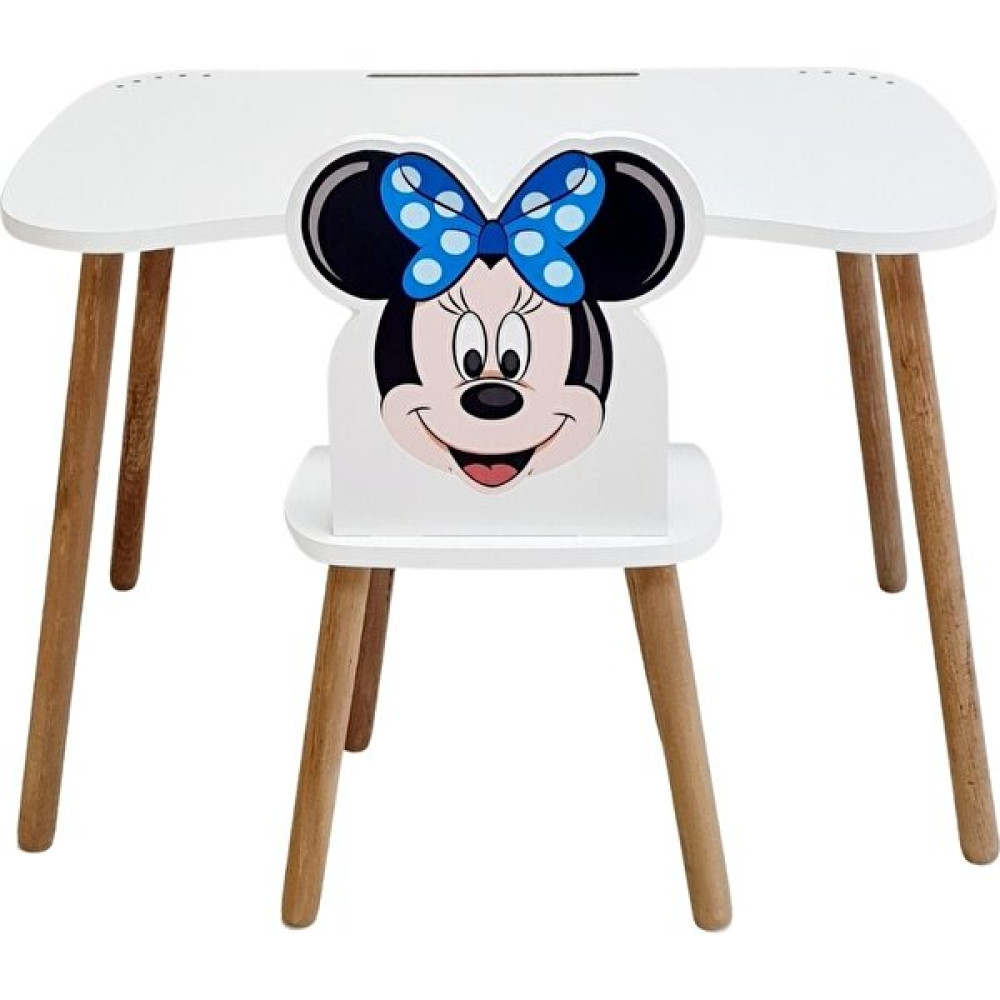 Liva Ahşap Çocuk Ders Çalışma Masası 4-12 Yaş Minnie Mouse Masa - Sandalye & Tabure Fiyatı