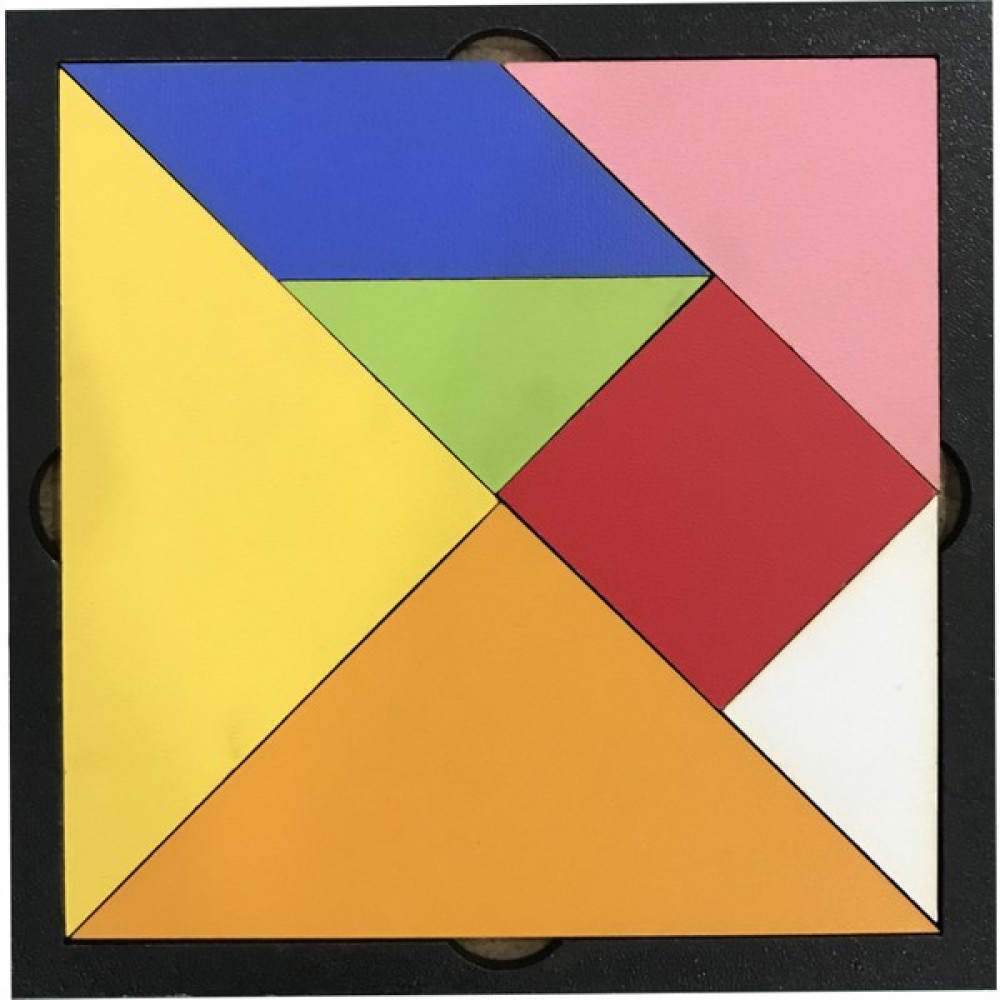 Liva Renkli Ahşap Tangram Puzzle 10X10CM Eğitici Oyuncak Fiyatı