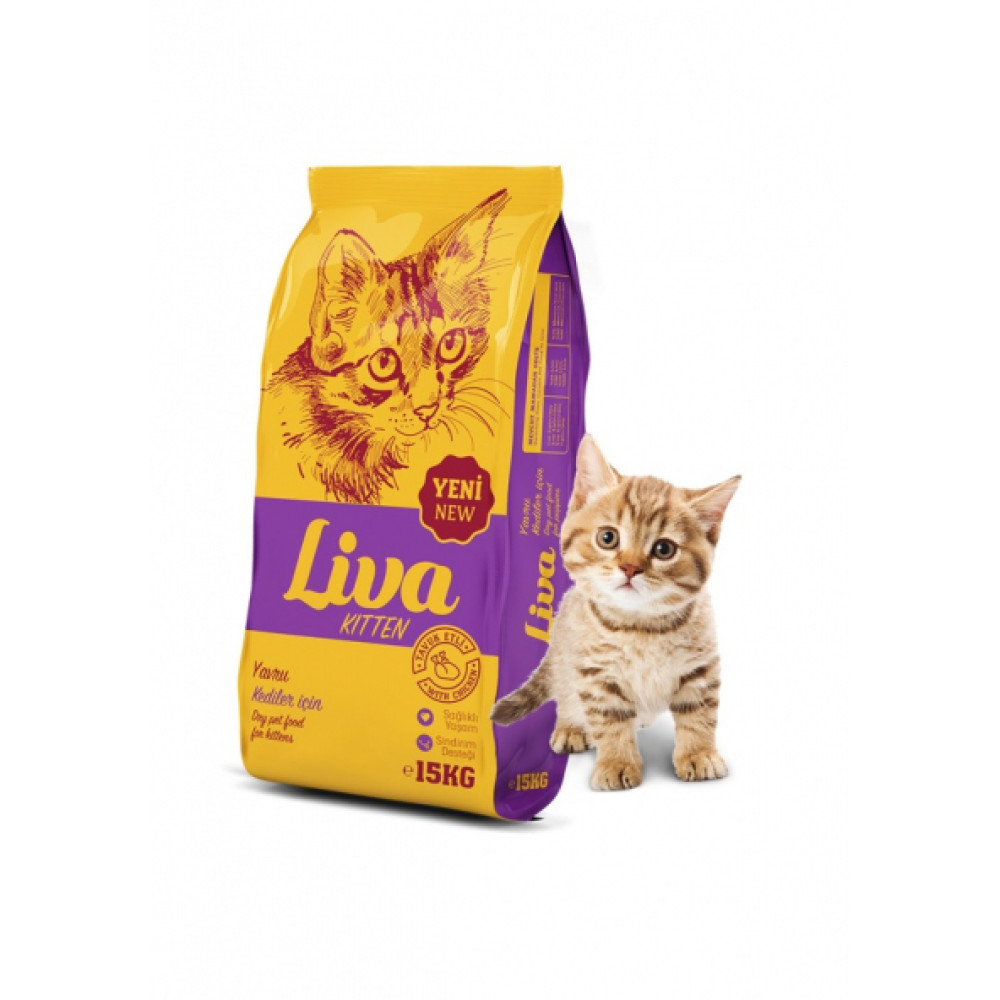 Liva Yavru Kedi Maması 15 Kg Tavuklu Evcil Hayvan Ürünleri Fiyatı