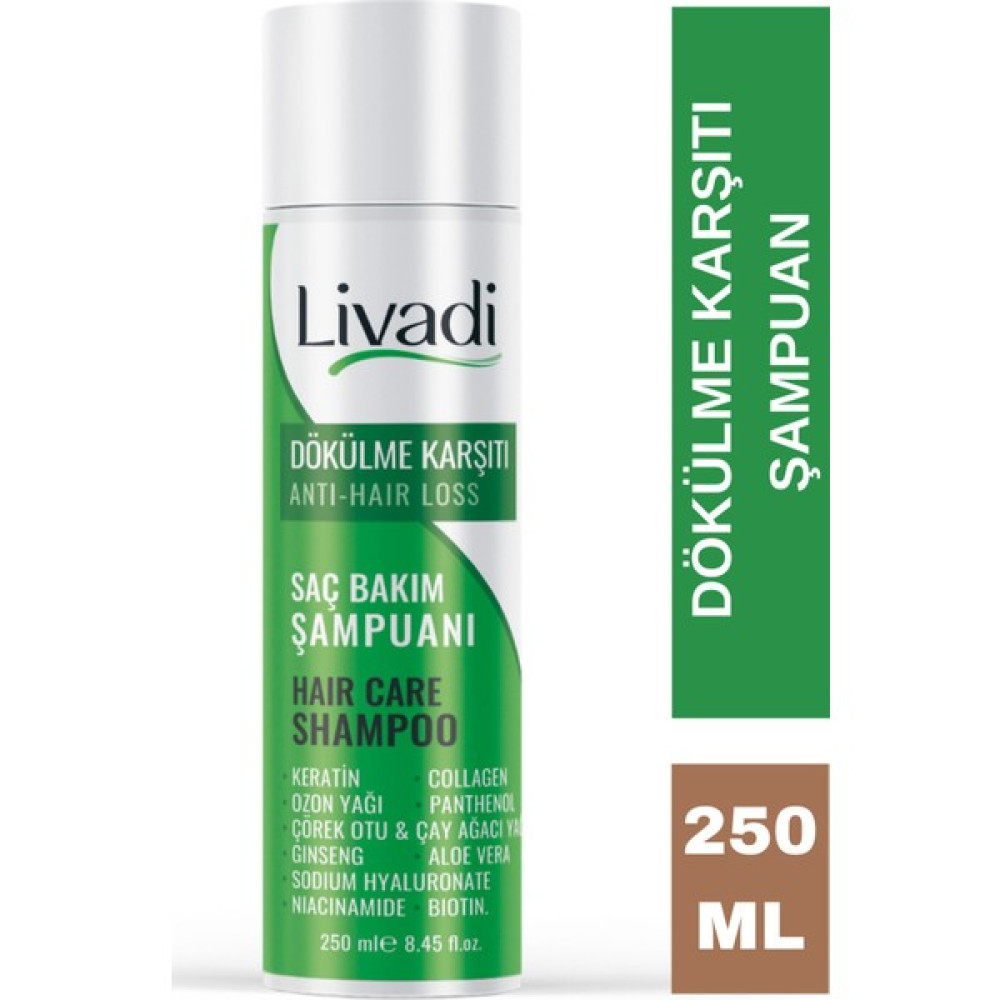 Livadi Saç Dökülme Karşıtı Şampuan 250ML - Şeffaf Oto Boyaları Fiyatı
