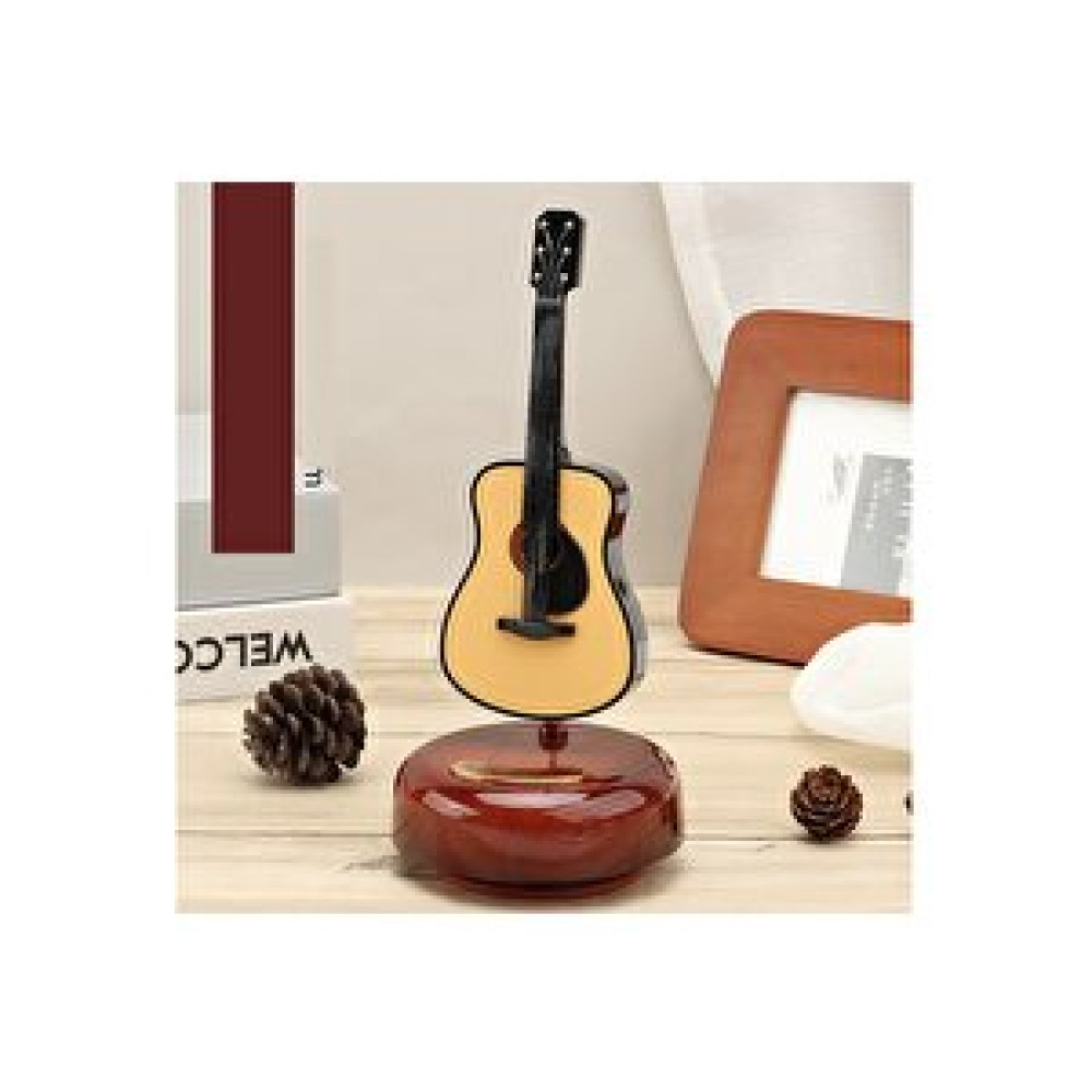 Livava Gitar Müzik Kutusu, Kahverengi, 22x9 Kahverengi Diğer Fiyatı