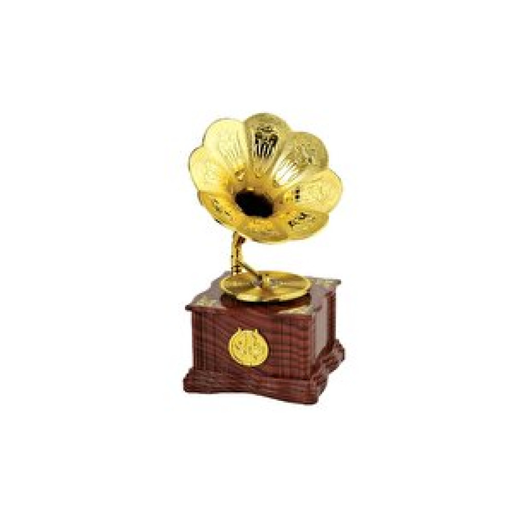Livava Gramofon Müzik Kutusu, Kahverengi, 17x9 Kahverengi Diğer Fiyatı