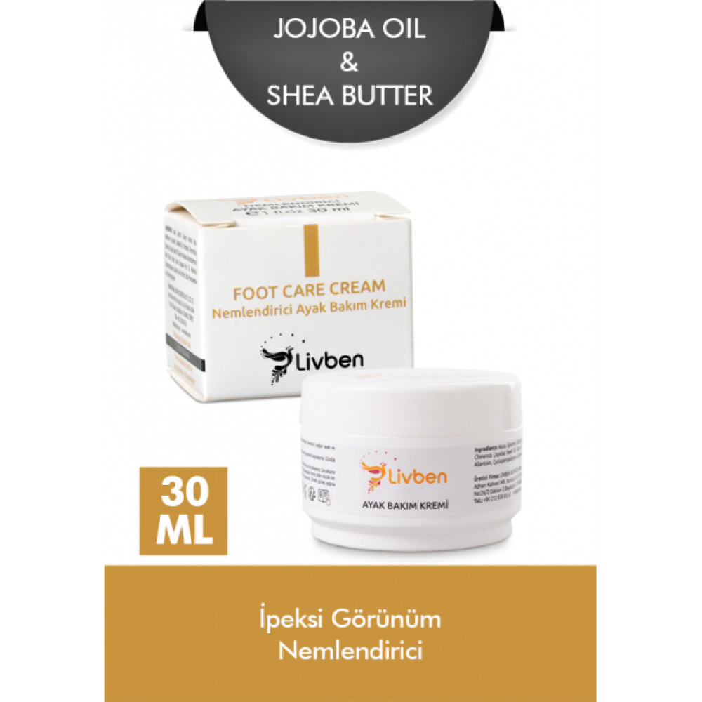 Livben Ayak Ve Topuk Bakim Kremi 30 Ml El ve Ayak Bakımı Fiyatı