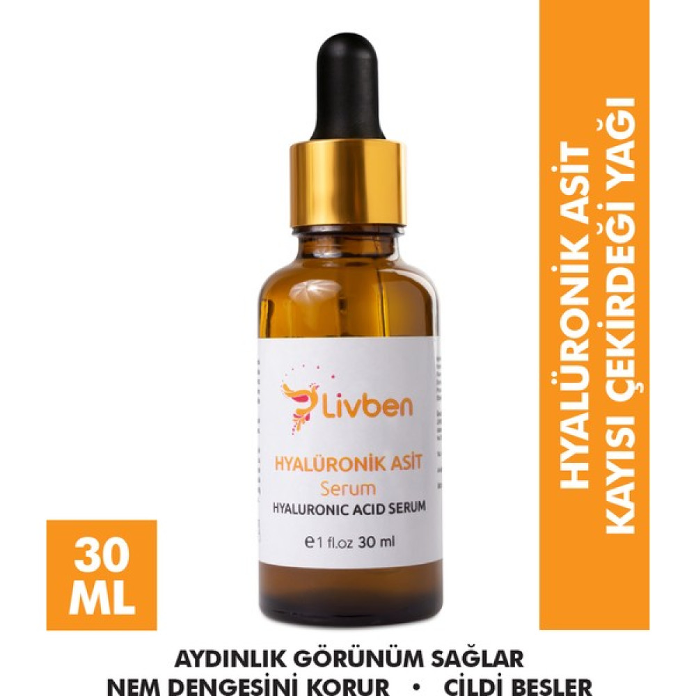 Livben ® Hyalüronik Asit Canlandırıcı, Nem Dengeleyici Ve Besleyici Cilt Bakım Serumu 30 Ml Anti-Aging / Yaşlanma Karşıtı Fiyatı
