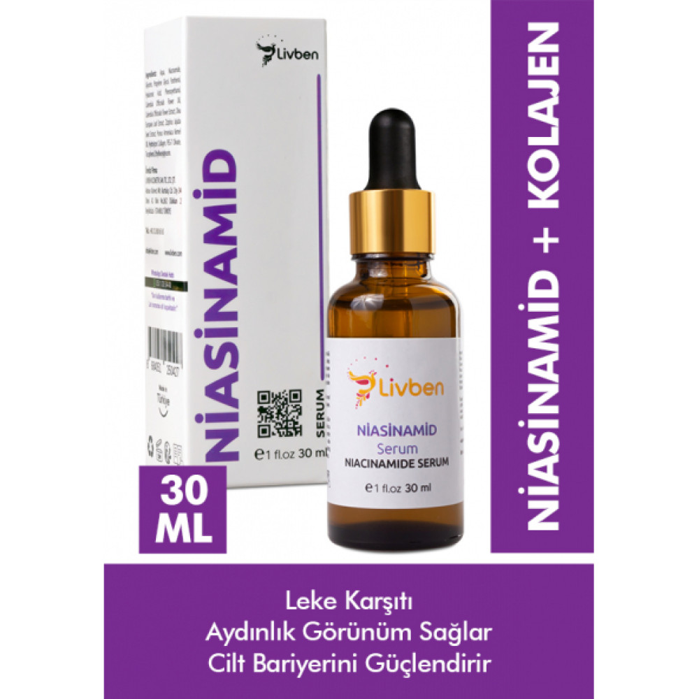 Livben Leke Karsiti, Bariyer Guclendirici, Aydinlatici Niacinamide Serum 30 Ml Cilt ve Yüz Bakımı Fiyatı