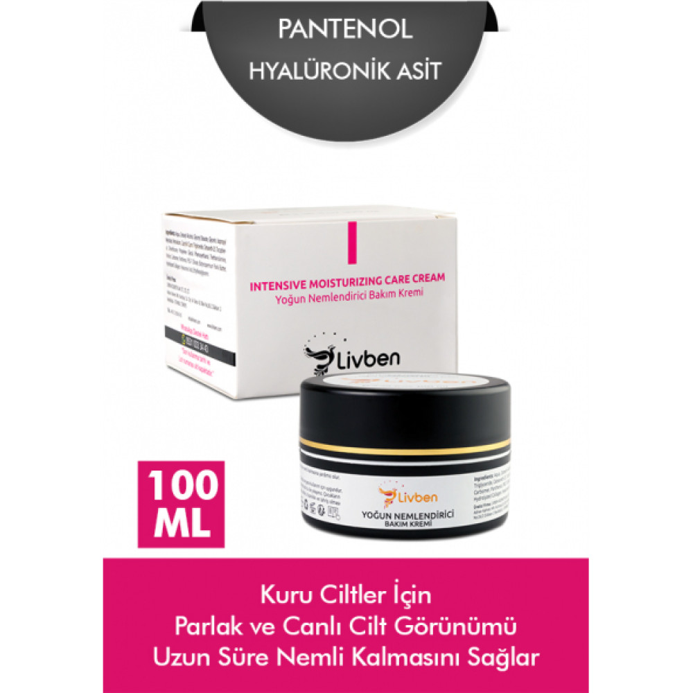 Livben Panthenol + Hyaluronic Acid Canlandirici Ve Nemlendirici Yogun Nemlendirici Krem 100 Ml Nemlendiriciler Fiyatı