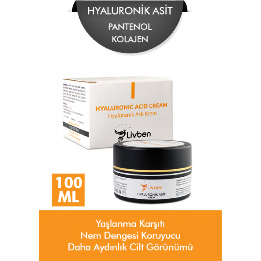 Livben Yaslanma Karsiti Ve Nem Dengesi Koruyucu Hyaluronik Asit Krem 100 Ml Anti-Aging / Yaşlanma Karşıtı Fiyatı