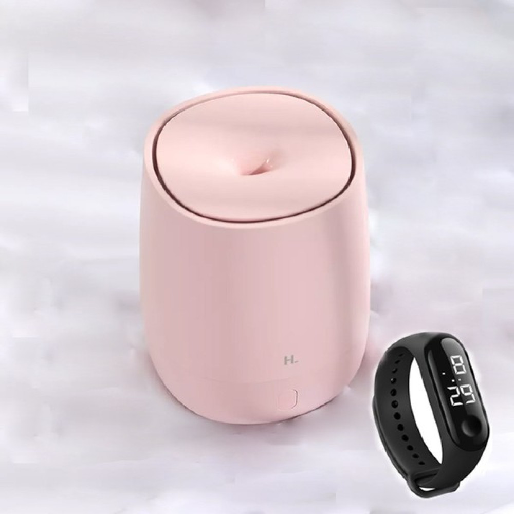 Liveasy 1200ml Mini Aromaterapi Difüzör Nemlendirici USB Güçlü Renk Işığı - Pembe (Yurt Dışından) Hava Temizleme - Nemlendirme Cihazları Fiyatı