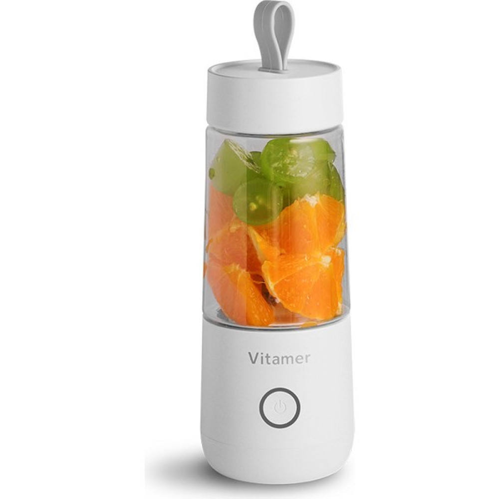 Liveasy Taşınabilir Elektrikli Meyve Sıkacağı USB Şarj Edilebilir 350ML (Yurt Dışından) - Beyaz Meyve Sıkacakları Fiyatı