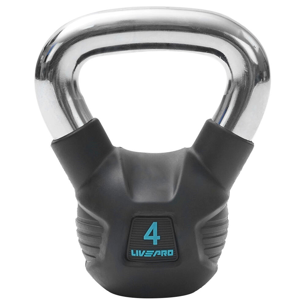Livepro LP8043 4 Kg Premium Kettlebell - 4,05 kg - Siyah Dambıllar & El / Ayak Ağırlıkları Fiyatı