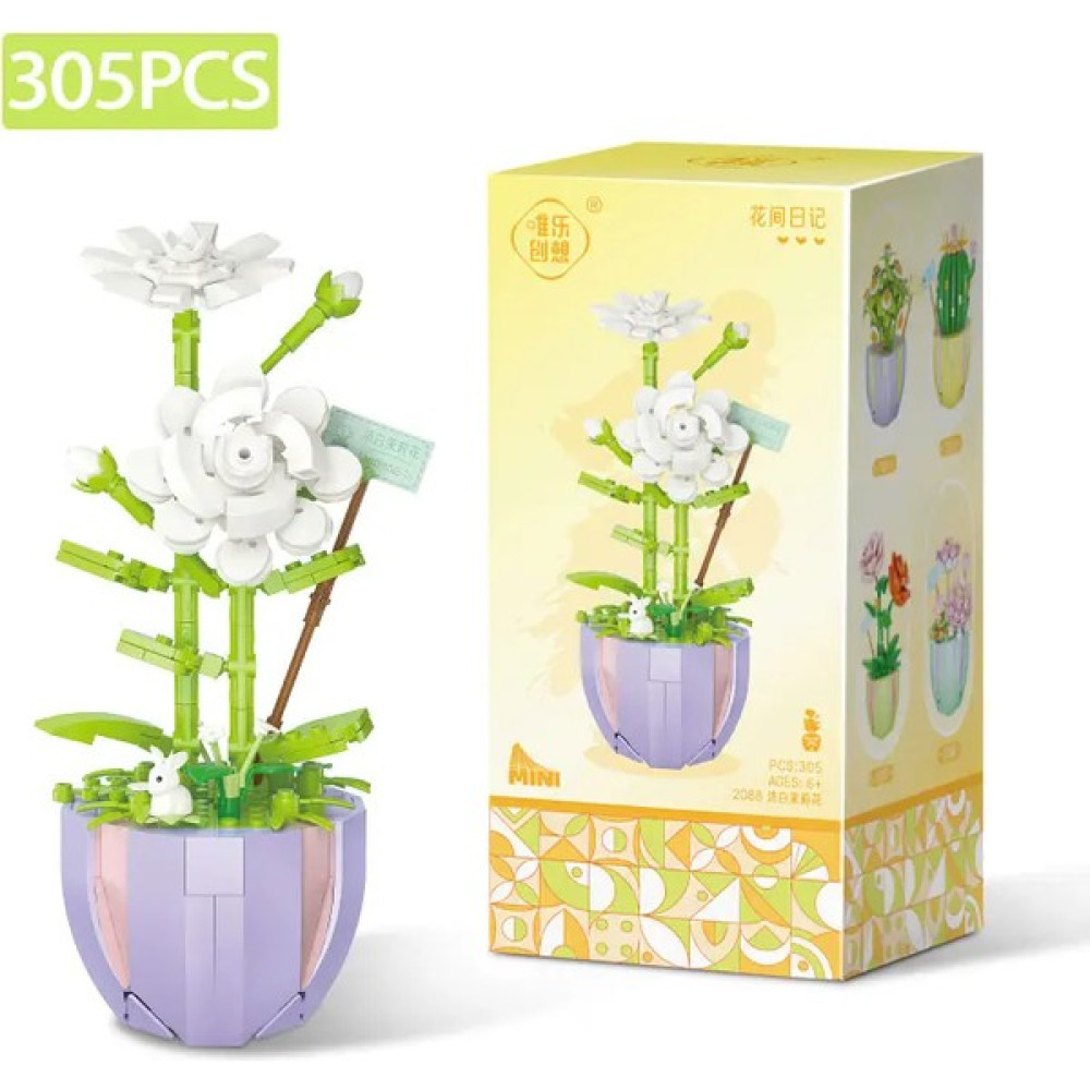 Living Perfect 305 Adet Mini Çiçek Blokları Buket 3D Model Oyuncak Yapı Taşları (Yurt Dışından) - Lego, Yapı Oyuncağı Legolar ( Yapım Oyuncakları ) Fiyatı