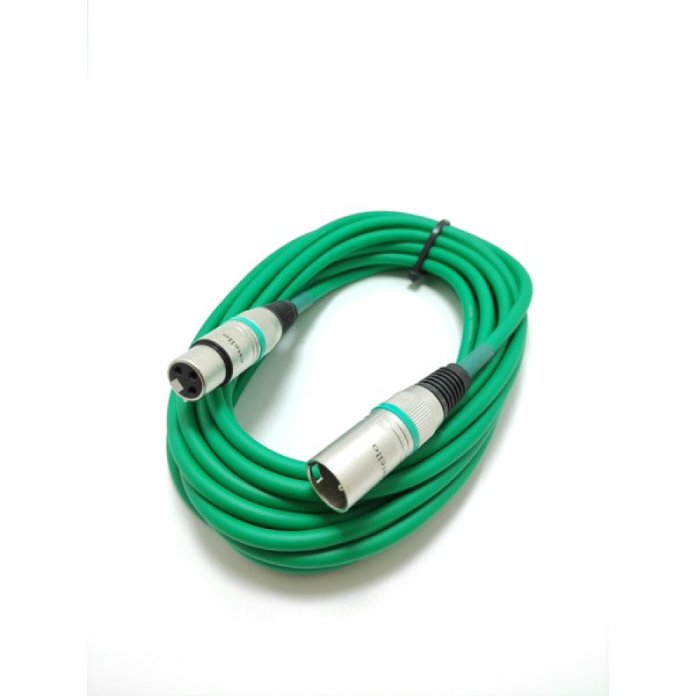 LİVOLO Estello 3 mt Xlr-Xlr Dişi Erkek Pvc Kaplı Mikrofon Kablosu - Yeşil Stüdyo ve Sahne Ekipmanları Fiyatı
