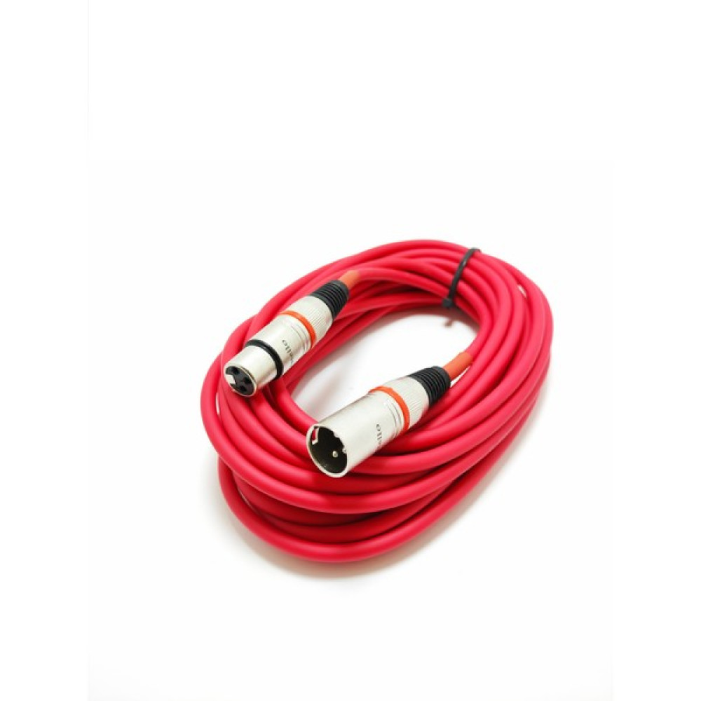 LİVOLO Estello 8 mt Xlr-Xlr Dişi Erkek Pvc Kaplı Mikrofon Kablosu - Kırmızı Stüdyo ve Sahne Ekipmanları Fiyatı