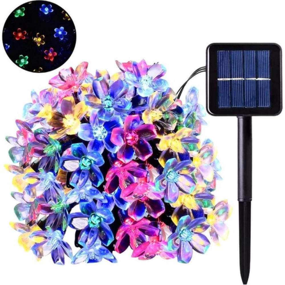 Livx 50 LED 6 Metre Solar Güneş Enerjili Kiraz Çiçeği Su Geçirmez Işık Zinciri Dış Mekân Bahçe Veranda Avlu Çardak Aydınlatması Kbl-01 Dış Mekan & Bahçe Oyuncakları Fiyatı