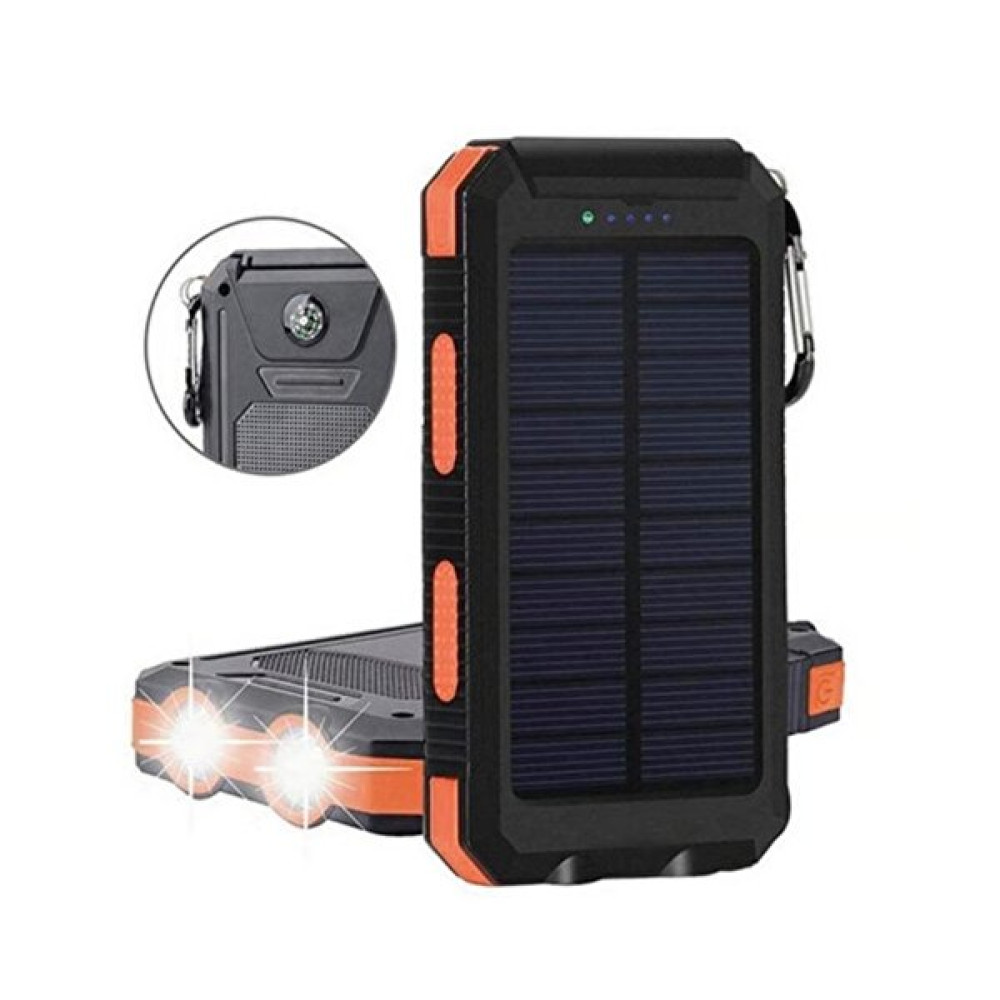 LivX Agile Polikristal L50-Orange 10000 mAh Solar Güneş Enerjili Su Geçirmez Göstergeli ve Fenerli Taşınabilir Şarj Aleti Taşınabilir Şarj Cihazı - Powerbank Fiyatı