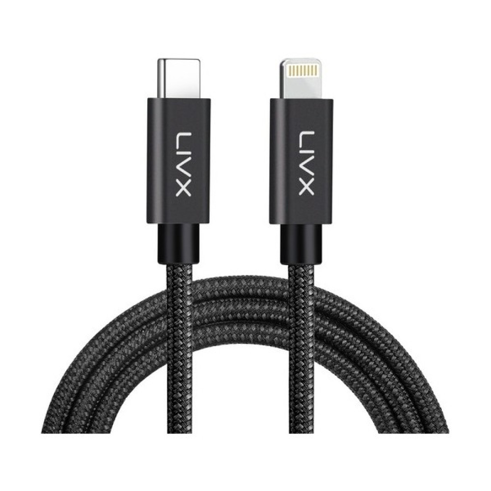 Livx Horizontal 20W Type C To Lightning 3 Metre Apple iPhone iPad Hızlı Şarj ve Data Kablosu Space Gray Ipblt - Gri Cep Telefonu Kablosu Fiyatı