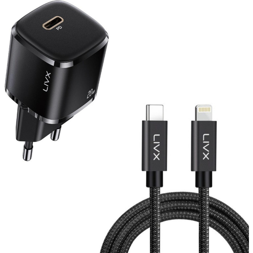 Livx Rapid 20W Usb-C Mini Pd Hızlı Şarj Cihazı Güç Adaptörü ve 2 Metre Iphone Hızlı Şarj Kablosu Cep Telefonu Şarj Cihazı Fiyatı