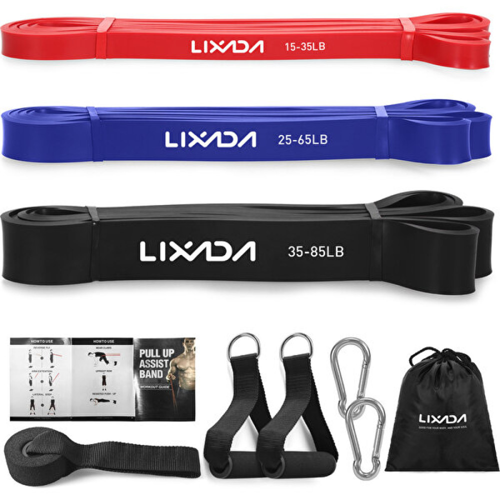 Lixada 3'lü Direnç Bandı - Çok Renkli (Yurt Dışından(Yurt Dışından) Kondisyon Aletleri Fiyatı