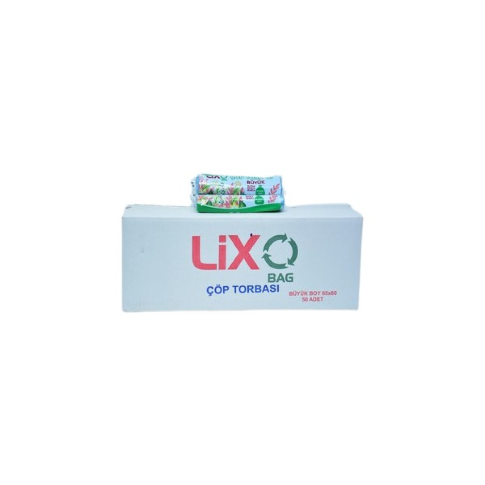 Lixo Büyük Boy Çöp Poşeti 65x80 Cm 10 Lu Rulo 50 Paket Mavi Oto Boyaları Fiyatı