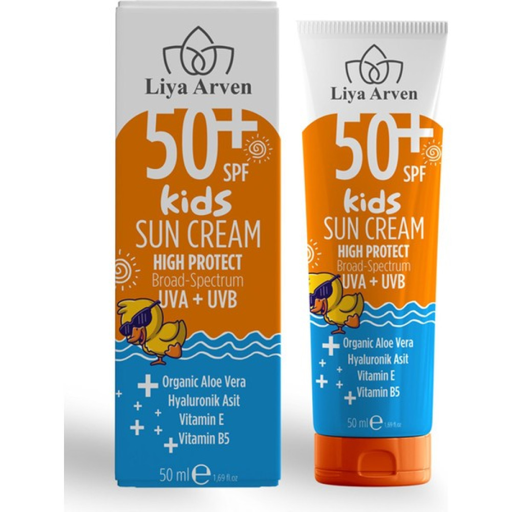Liya Arven Çocuklar Için Güneş Kremi 50SPF - 50ML Güneş Kremleri ve Losyonları Fiyatı