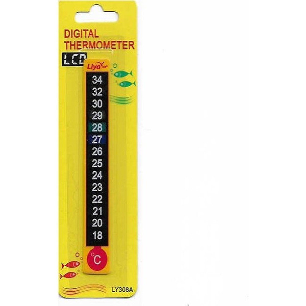 Liya Dijital Yapışkanlı Akvaryum Derecesi Thermometer LCD Evcil Hayvan Ürünleri Fiyatı