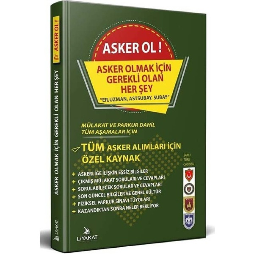 Liyakat Yayınları Asker Ol- Asker Olmak Için Gerekli Olan Her Şey Görevde Yükselme Sınavları Kitapları Fiyatı