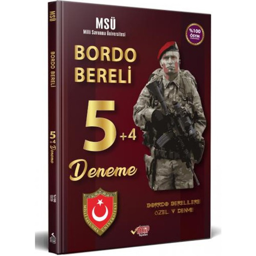Liyakat Yayınları Msü Bordo Bereli 5+4 Deneme - 2022 Alımlarına Özel Hazırlık Eğitim Setleri Fiyatı