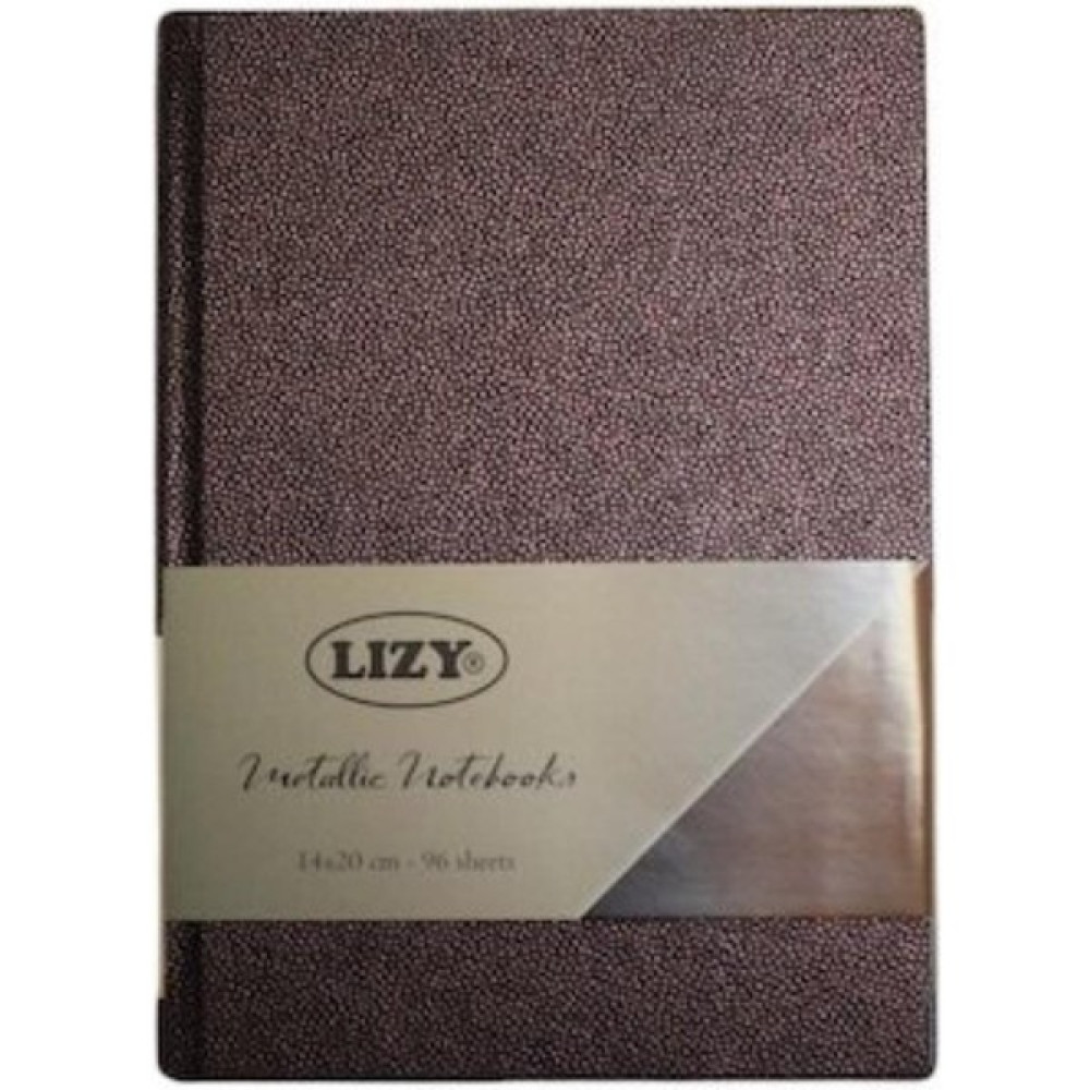 Liz Caldera Metalize Cilt Bezli Çizgili Defter Defter Fiyatı