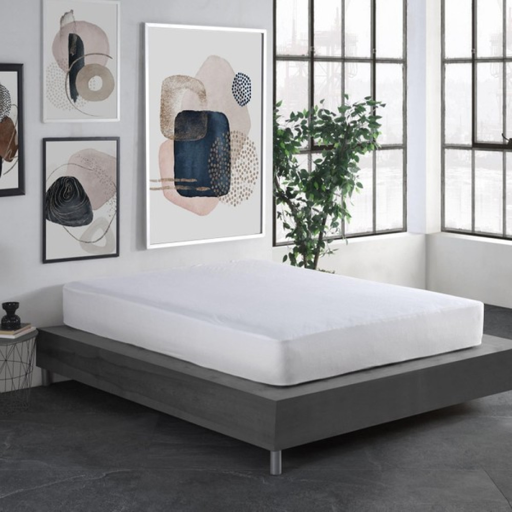 Lizayn Tekstil % 100 Pamuk Sıvı Geçirmez Fited Pamuklu Alez Tek / Çift Kişilik Yatak Koruyucu - 160 x 200 cm - Beyaz Alez / Yatak Koruyucu Fiyatı